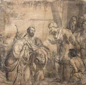 Enrico Scuri (Bergamo, 1806 – 1884), Visita di Maria a Santa Elisabetta